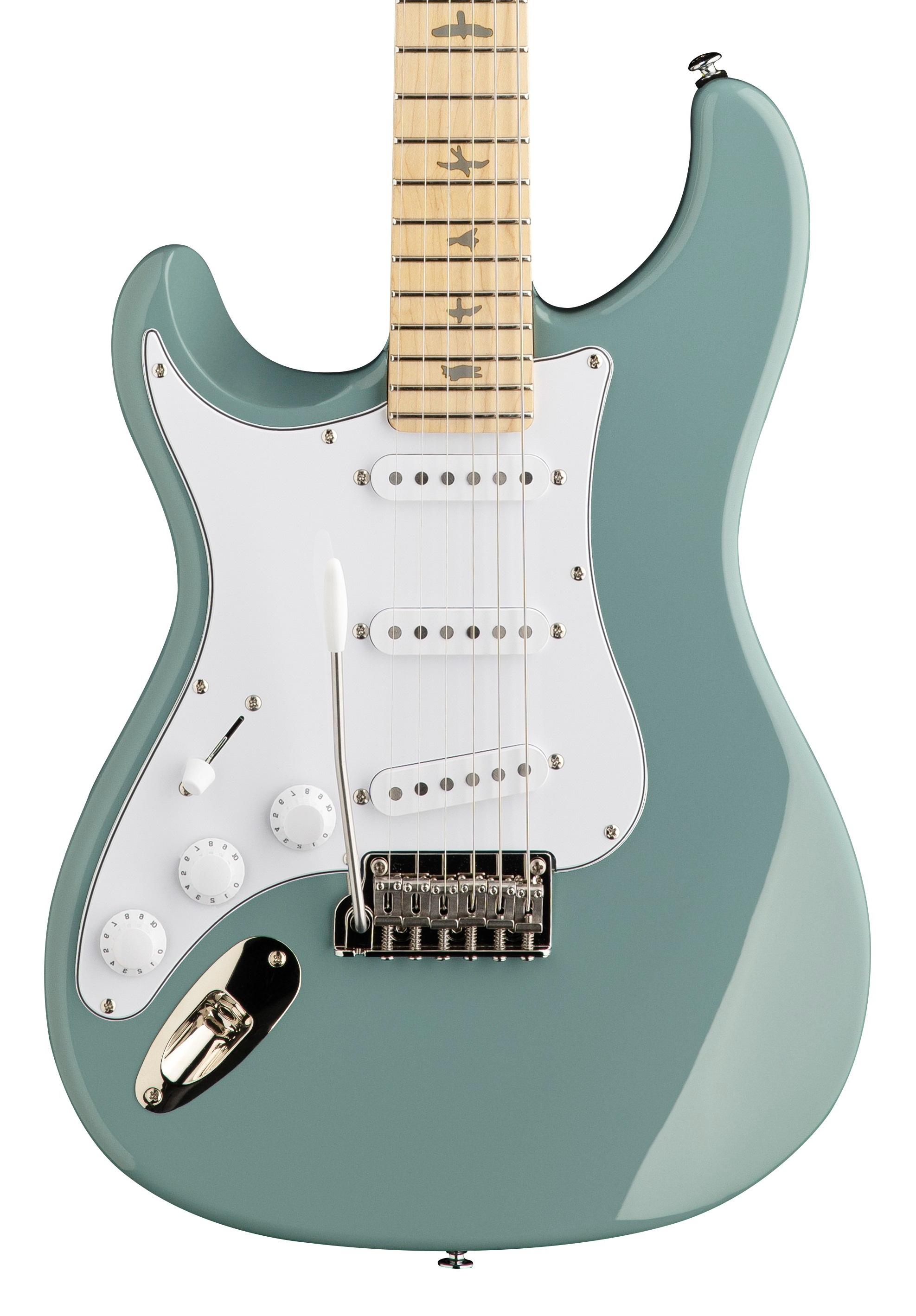 PRS John Mayer Left Handed SE Silver Sky in Stone Blue, Maple Neck